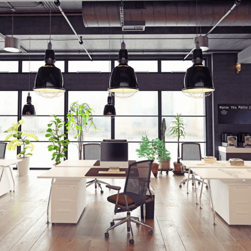 Không gian mở để linh hoạt thời gian làm việc