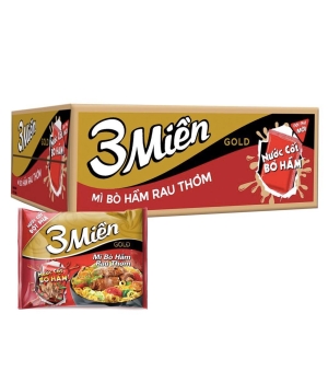 Mì bò hầm rau thơm