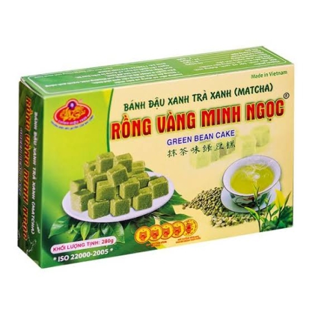 Bánh đậu xanh trà xanh Rồng vàng