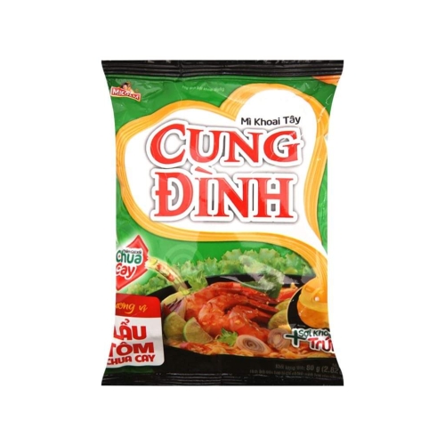 Mì khoai tây lẩu tôm chua cay cung đình