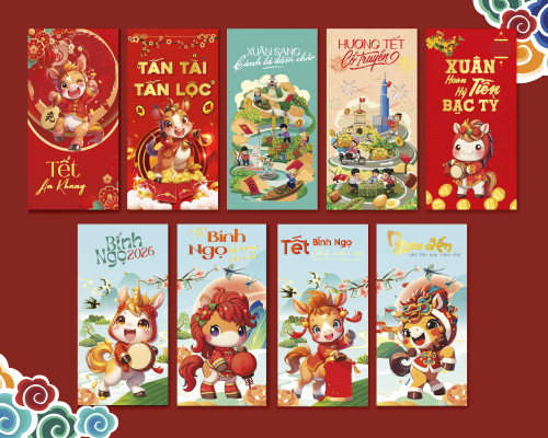 Chia sẻ vector và file in bao lì xì Tết Bính Ngọ 2026