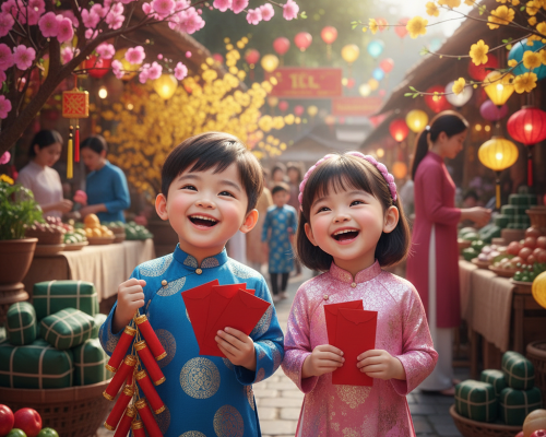 Các AI prompt tạo ảnh đẹp ngày Tết