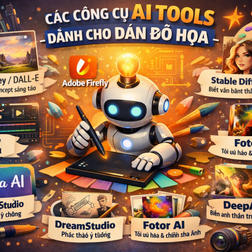 Các công cụ AI tools dành cho dân thiết kế đồ họa