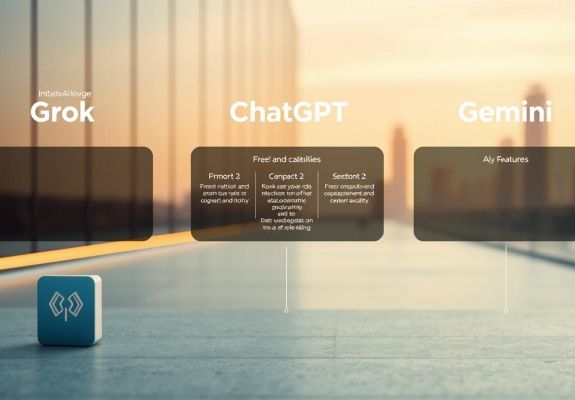 So sánh ưu nhược điểm của ChatGPT, Gemini và Grok